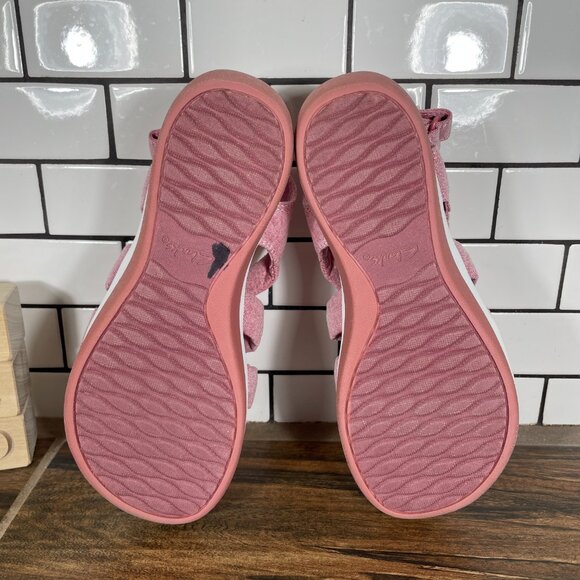 Clarks Arla Fern Womens Size 8 Wide Shoes Red Strappy Slingback Platform Sandal - Picture 7 of 12